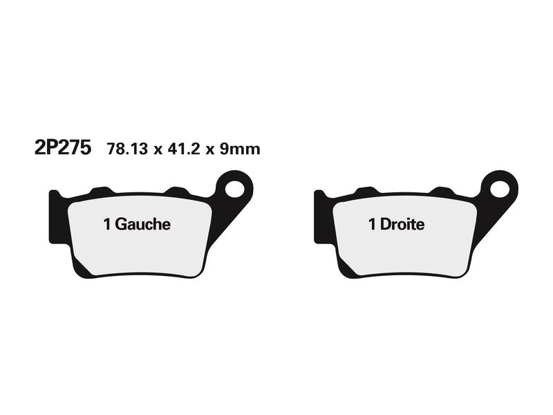 Triumph Scrambler 400 x TR400 [Nissin] - Полуметаллические тормозные колодки