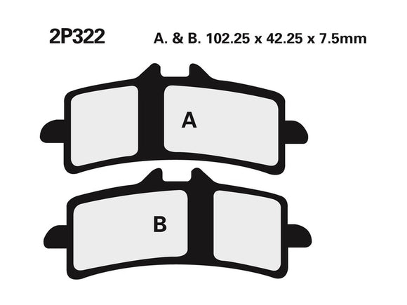 KTM 1290 Super Duke R LC8 [Nissin] - Sinter metal brake pads