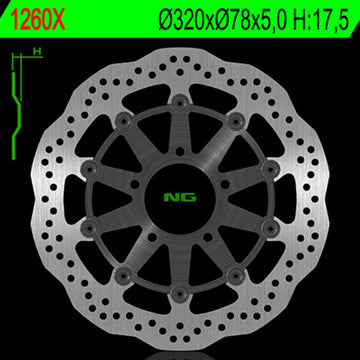 Triumph Tiger 1050 [NG BRAKE DISC] - Bremsscheibe Wave schwimmend