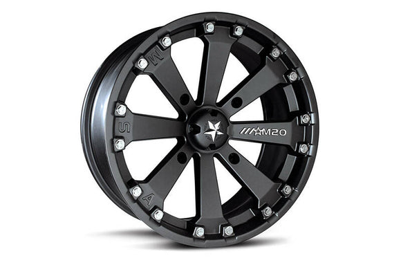 Yamaha Kodiak 400 [MSA WHEELS] - M20 Kore Utility Felge - schwarz 14x7