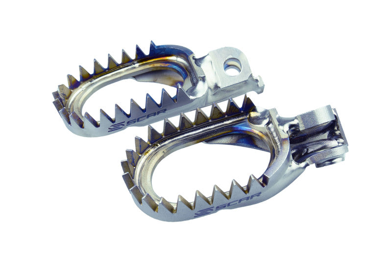 Ktm Exc 200 [SCAR] - Apoios para os pés em titânio autolimpantes