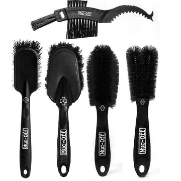 Motorcycle cleaning brush set, 5-part [muc-off]