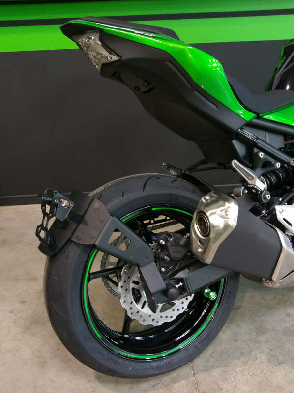 Kawasaki Z Electric [ACCESS DESIGN] - Kennzeichenhalter auf Radhöhe schwarz Kawasaki Z900