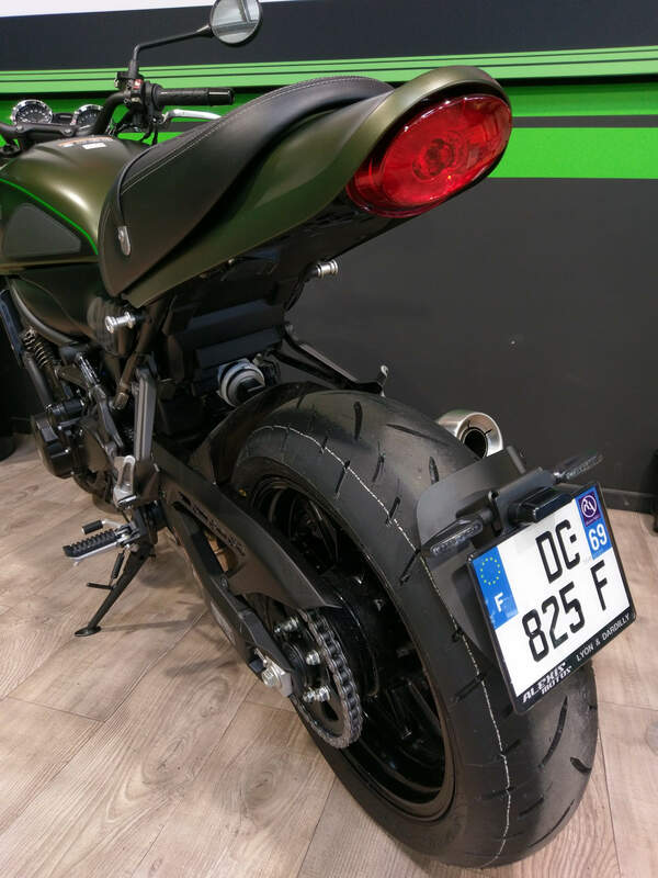 Kawasaki Z 900 Rs Se [ACCESS DESIGN] - portatarga all'altezza della ruota nero Kawasaki Z900RS