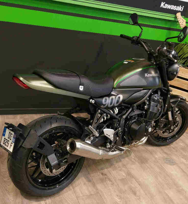 Kawasaki Z 900 Rs Se [ACCESS DESIGN] - portatarga all'altezza della ruota nero Kawasaki Z900RS