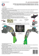 Kawasaki Z 900 Rs Se [ACCESS DESIGN] - suporte de placa na altura da roda preto Kawasaki Z900RS