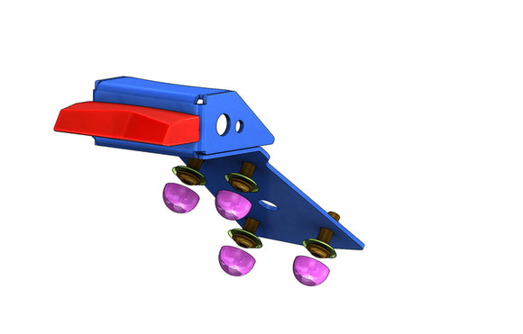 Ktm Duke 790 [ACCESS DESIGN] - Support de plaque d'immatriculation à hauteur de roue noir KTM Duke 790/890