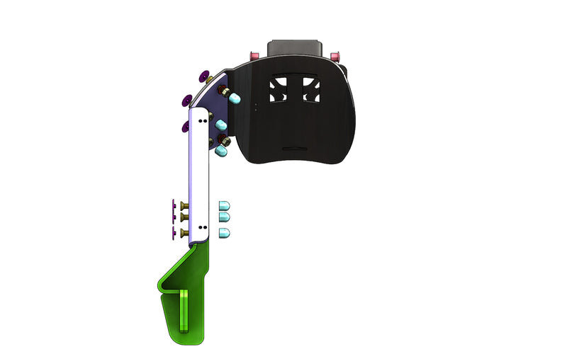 Ktm Duke 790 [DISEÑO DE ACCESO] - Portamatrícula a la altura de la rueda negro KTM Duke 790/890