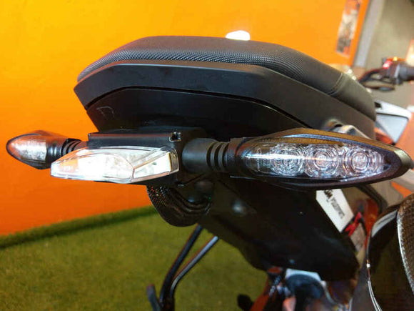 Ktm Duke 790 [ACCESS DESIGN] - Support de plaque d'immatriculation à hauteur de roue noir KTM Duke 790/890