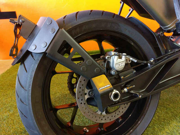 Ktm Duke 790 [ACCESS DESIGN] - Support de plaque d'immatriculation à hauteur de roue noir KTM Duke 790/890