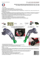 Suzuki Gsx-S 750 [ACCESS DESIGN] - Kennzeichenhalter auf Radhöhe schwarz Suzuki GSX-S750