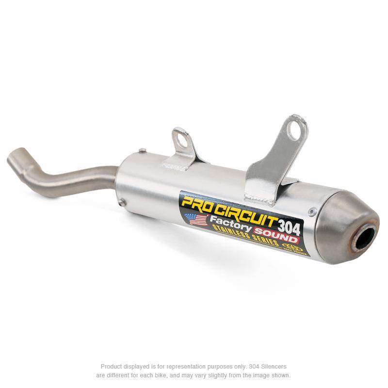 Honda CR 500 R (PE 02) [1989-1990] - 2-taktní tlumič PRO CIRCUIT 304 kartáčovaný hliník Honda CR500R
