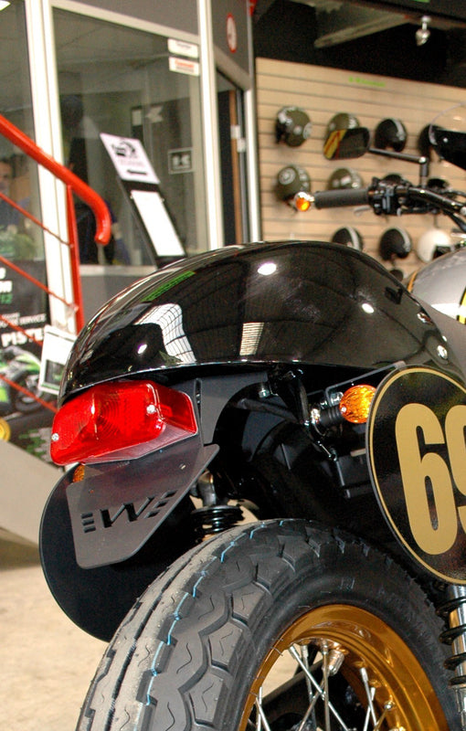 Kawasaki W 650 [ACCESS DESIGN] - nummerskiltholder hjulbue svart Kawasaki W800