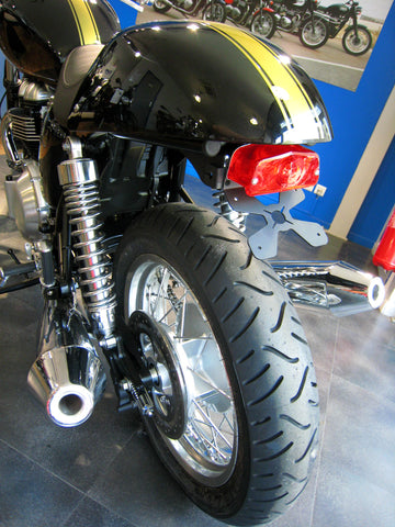 Triumph Scrambler 865 [2009] - rendszámtábla tartó kerékív fekete Triumph Bonneville 900