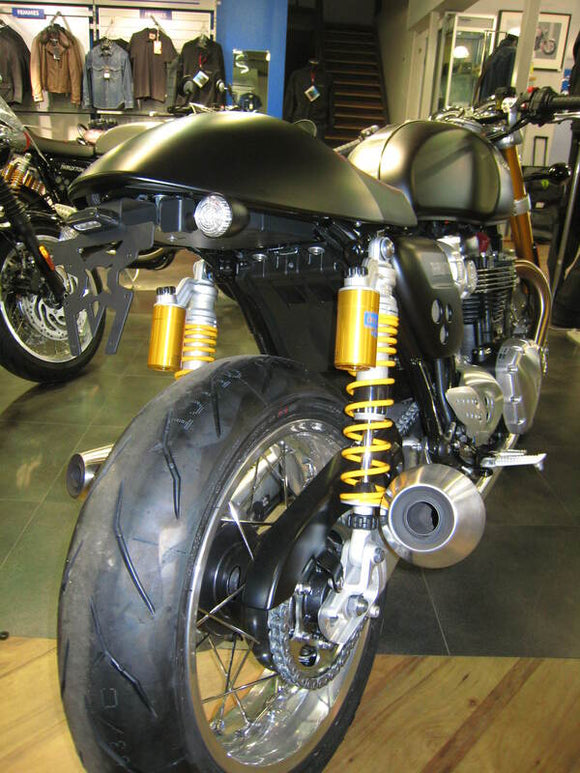 Triumph Thruxton 1200 [ACCESS DESIGN] - Kennzeichenhalter Radlauf schwarz Triumph Thruxton 1200