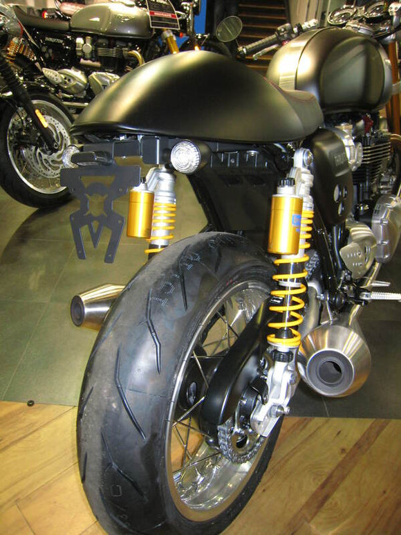 Triumph Thruxton 1200 [ACCESS DESIGN] - Kennzeichenhalter Radlauf schwarz Triumph Thruxton 1200
