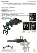 Triumph Thruxton 1200 [ACCESS DESIGN] - Kennzeichenhalter Radlauf schwarz Triumph Thruxton 1200