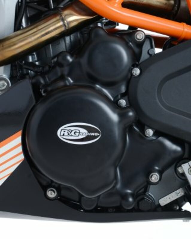 Ktm RC 390 ABS [2014-2016] - Защита левой крышки двигателя, черная KTM 390 Duke