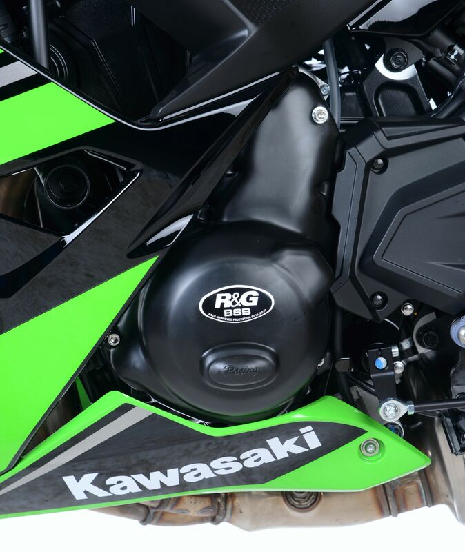 Kawasaki NINJA 650 ABS EX650K [2018-2023] - Race Series štitnik poklopca kućišta lijevo crni Kawasaki