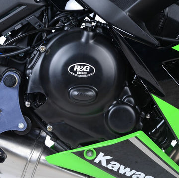 Kawasaki NINJA 650 ABS EX650K [2019-2023] – võidusõidu seeria karterikaane kaitse, parem must Kawasaki