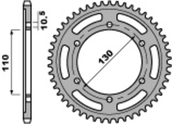 スズキV -Strom 800 DE DL800 [PBR]  - 標準チェーンホイール