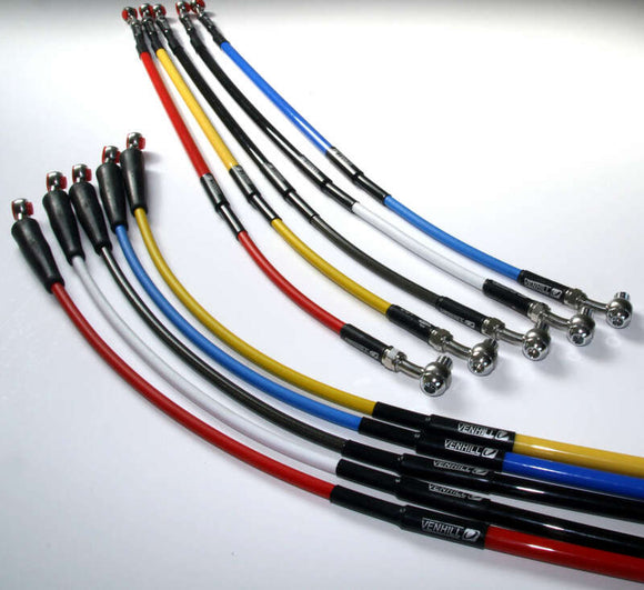 Ktm Sx-F 250 [VENHILL] - Bremsschlauch vorne schwarz/Anschluss Edelstahl KTM/Husqvarna