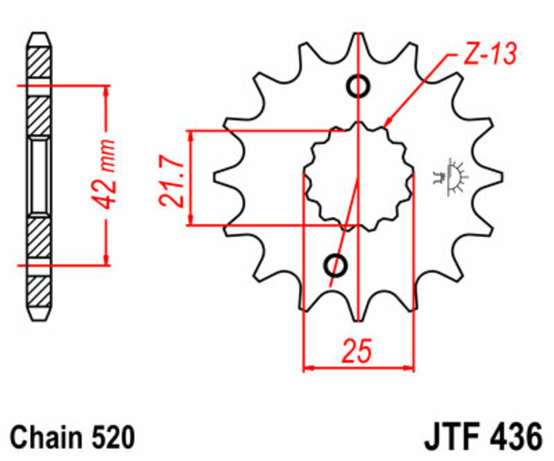 Suzuki RG 250 Gamma [JT SPROCKETS] - Motorradritzel