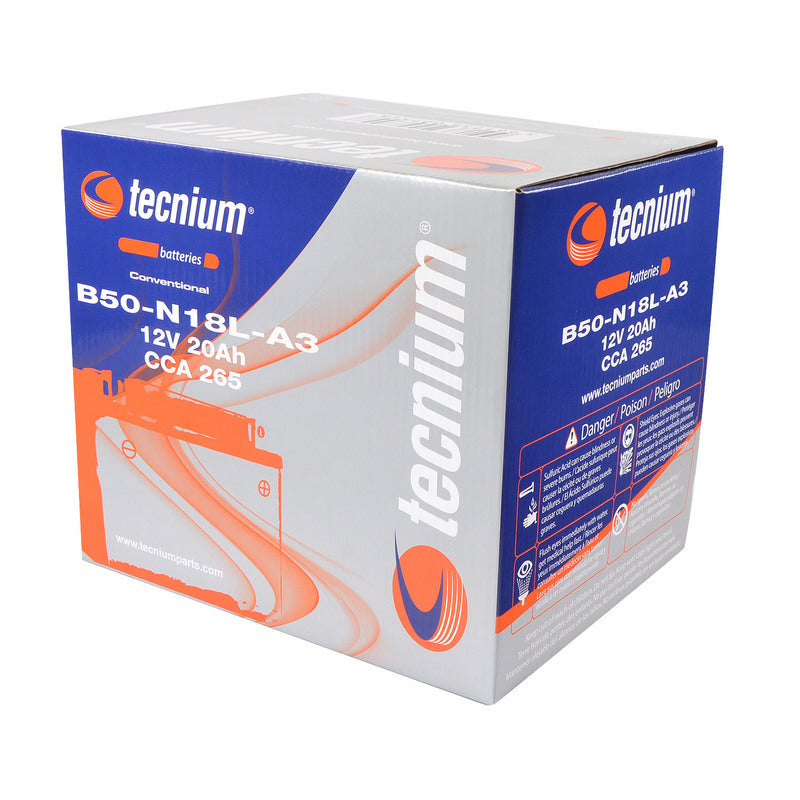 Honda Gl 1500 [TECNIUM] - Blei/Säure Batterie mit Säurepack - B50-N18L-A3