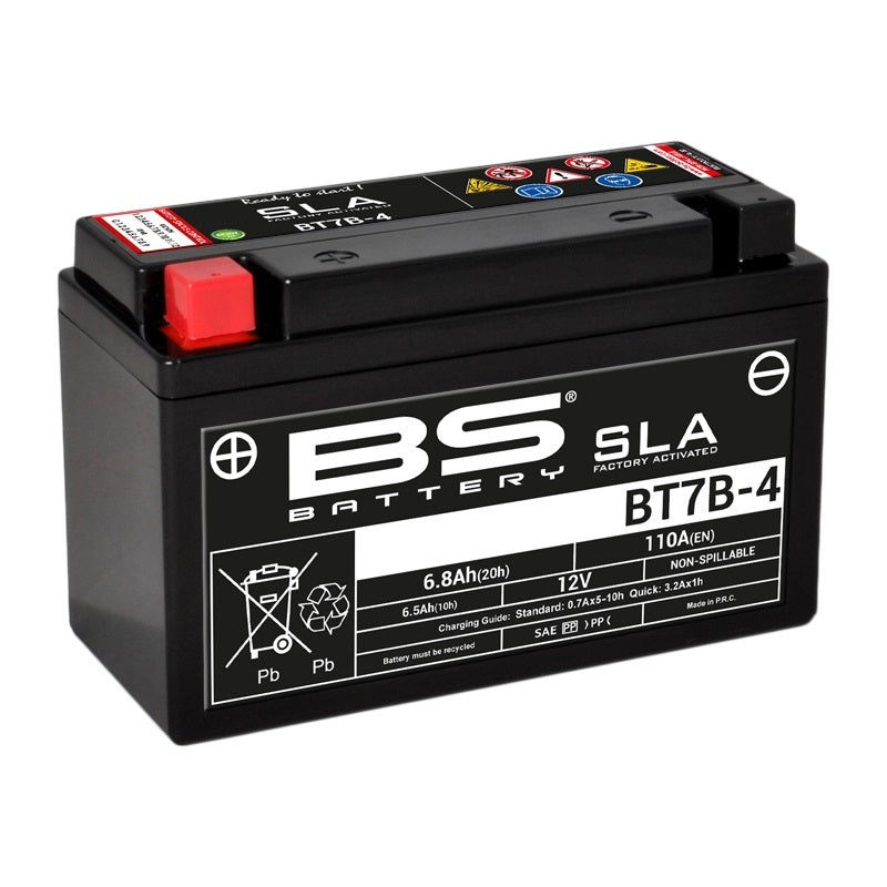 Triumph Daytona 675 [BS BATTERY] – SLA:n huoltovapaa akku, tehdasaktivoitu – BT7B-4