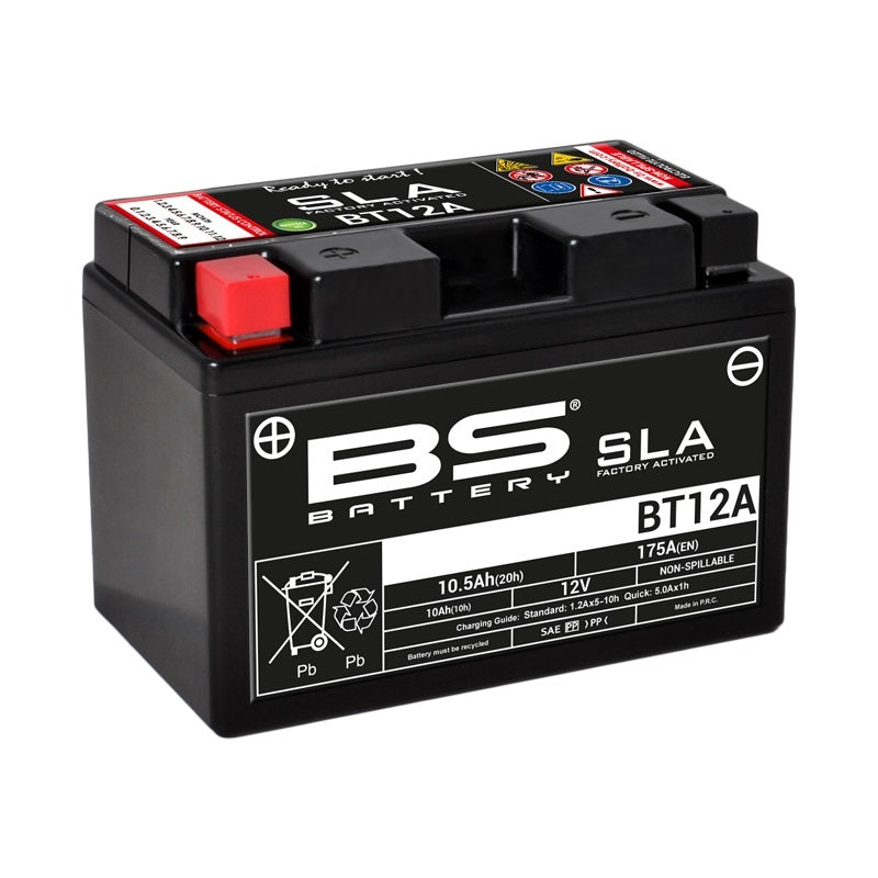 Husqvarna Svartpilen 125 [BS BATTERY] - SLA Wartungsfreie Batterie Werkseitig aktiviert - BT12A