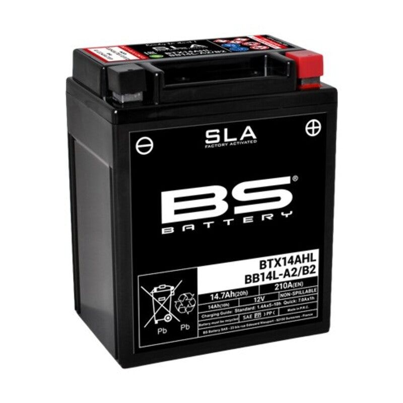Yamaha Fj 1200 [BS BATTERY] - SLA Wartungsfreie Batterie Werkseitig aktiviert - BTX14AHL / BB14L-A2/B2