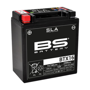 Kawasaki Vn 2000 [BS BATTERY] - SLA vedligeholdelsesfri batterifabrik aktiveret - BTX16