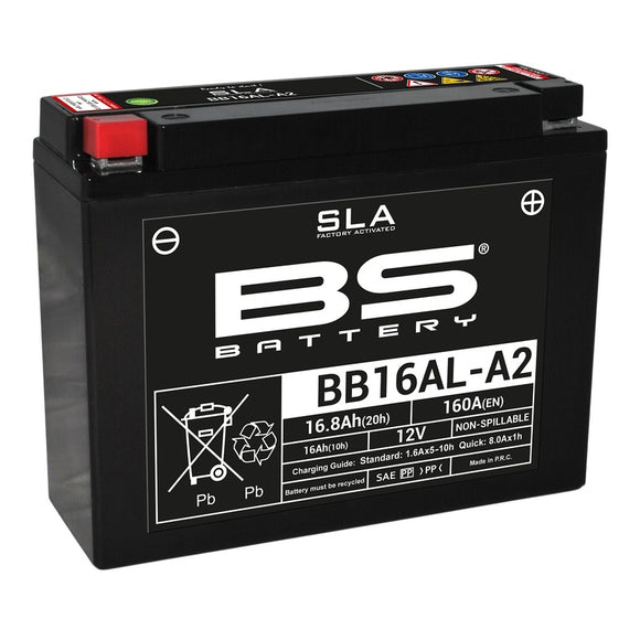Yamaha Xv 750 [BS BATTERY] - SLA Wartungsfreie Batterie Werkseitig aktiviert - BB16AL-A2