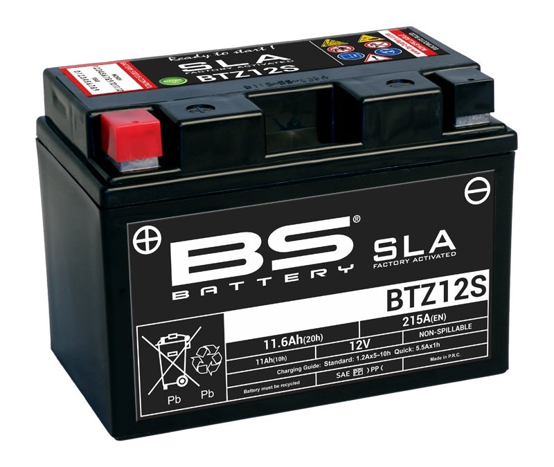 Yamaha Xt 1200 Z Super Tenere [BS BATTERY] - SLA Wartungsfreie Batterie Werkseitig aktiviert - BTZ12S