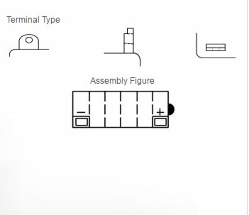 Yamaha XT 550 [Yuasa]  - 摩托车电池