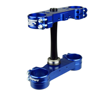 Husqvarna Te 125 [SCAR] - Piastra tripla OE Offset Blu