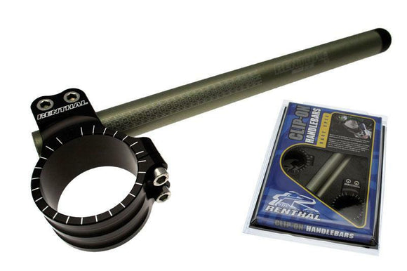 Triumph Daytona 675 [RENTHAL] - Original Clip-on Stummellenker Ø50mm Höhe +0mm Versatz +40mm/7° schwarz