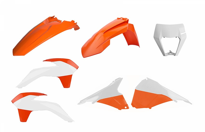 KTM 125 EXC [2014-2016] - Enduro Restyling Plastik-Kit Originalfarbe KTM EXC