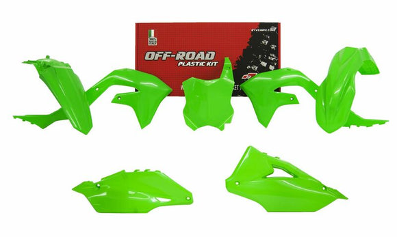 Kawasaki Kx 250 [RACETECH] - Plastik-Kit neongrün Kawasaki KX450F