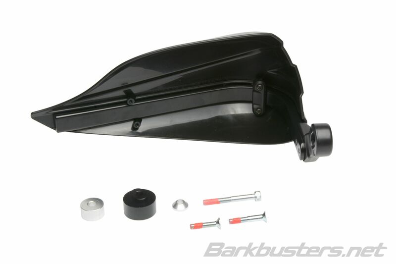 Kawasaki Z 900 [BARKBUSTERS] - Storm Hanguads Set Single Point Clamp Mount-Handlebar End Black