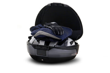 Yamaha X-Max 300 Tech Max + [SHAD] - SH48DG yläkotelo - tummanharmaa/musta