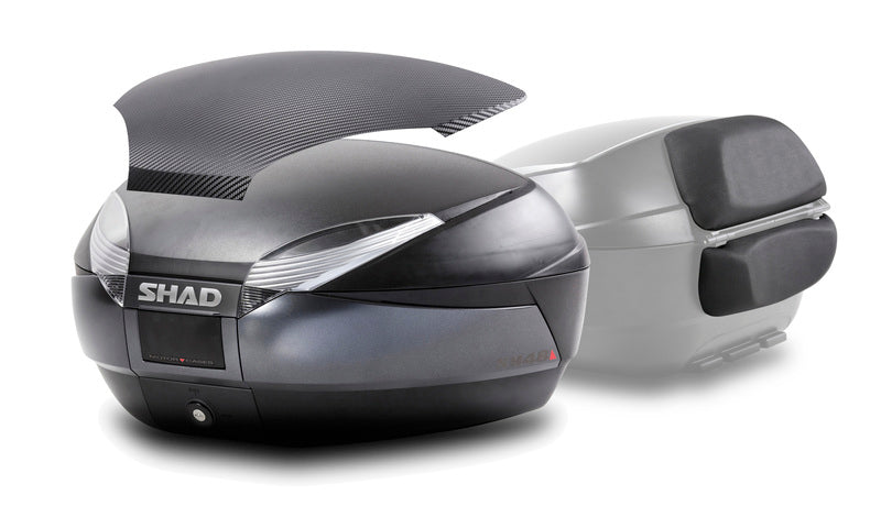 Kymco Ak 550 [SHAD] - SH48 DG Baúl + Respaldo Gris Oscuro