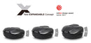 Yamaha X-Max 300 Tech Max + [SHAD] - SH58X Top Case - Carbon cover inkl.