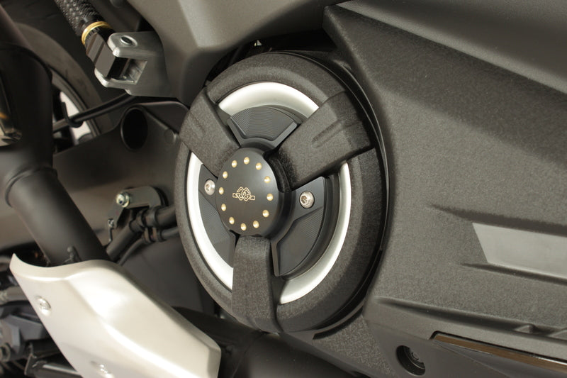 Yamaha T-Max 560 Tech Max [GILLES] - Motorkåpa (styling) svart/guld Yamaha T-Max 530/560