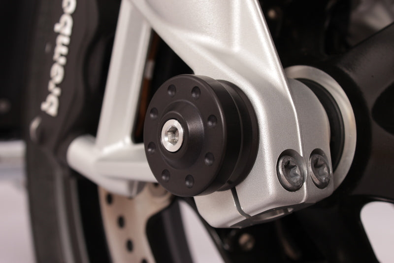 Ducati Scrambler 800 [GILLES] - GTA gaffel- og svingarmbeskyttelse (hjulaksel) svart Ducati Ducati Scramber 800