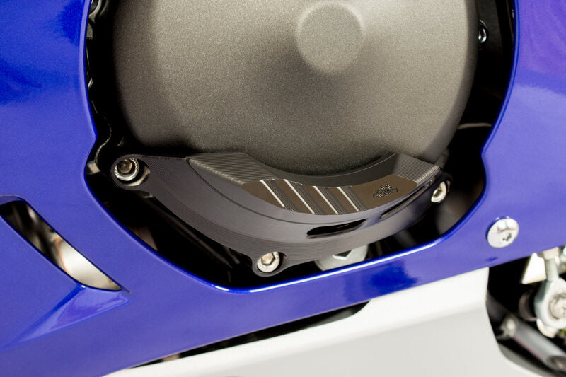 Yamaha Yzf R6 [GILLES] - Linke Motorschutzprotektor Kurbelgehäuseabdeckung Schwarz Yamaha YZF-R6