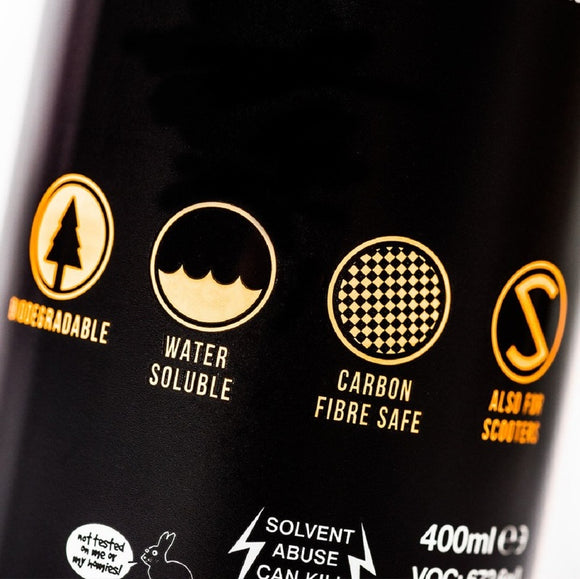 Biologisch afbreekbare kettingreiniger spray 400 ml [muc-off]