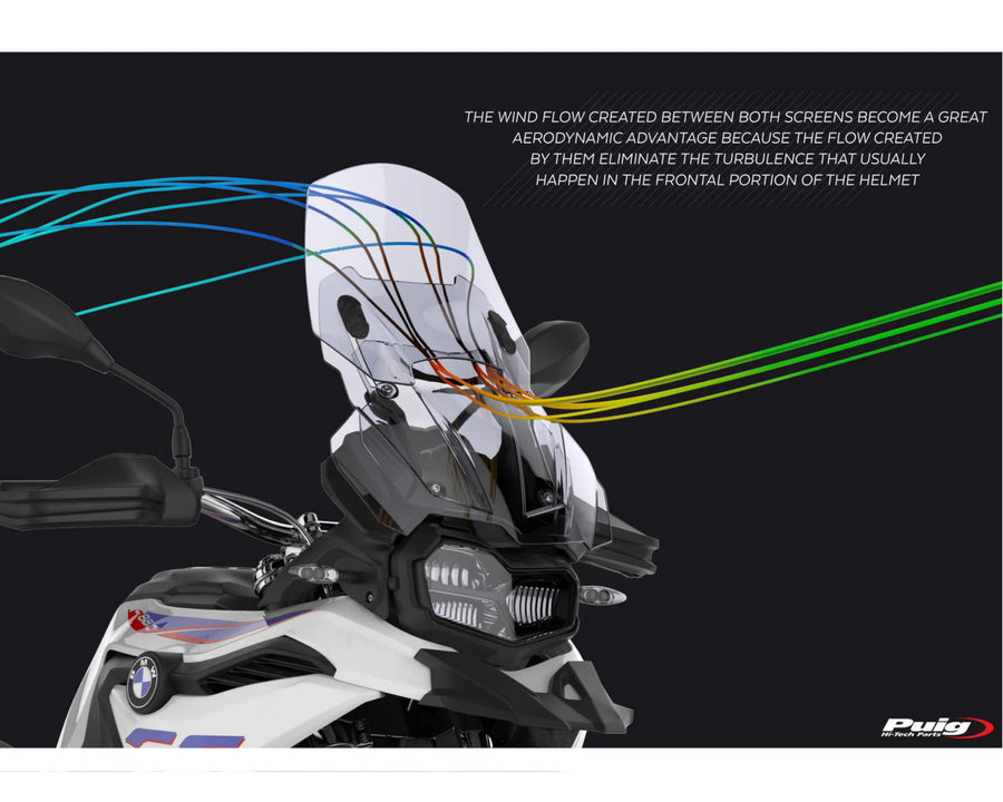 BMW F 750 GS [2024] – Justerbar forrude – Tonet