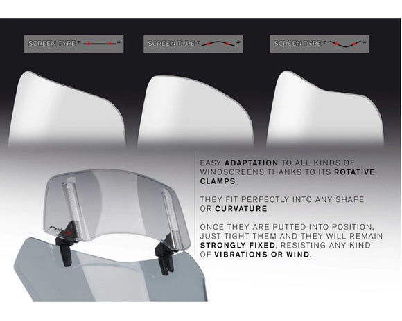 KTM 890 SMT [2025] – ネジで取り付けられたスポイラーディスク 2.0 – 透明