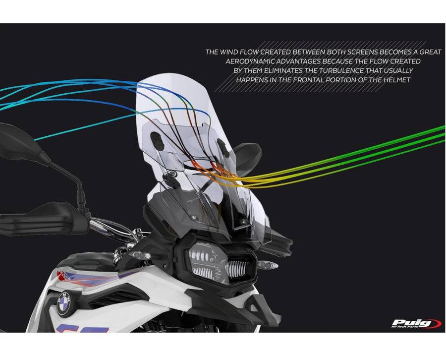 BMW F 800 GS [2025] – Adjustable screen – Transparent